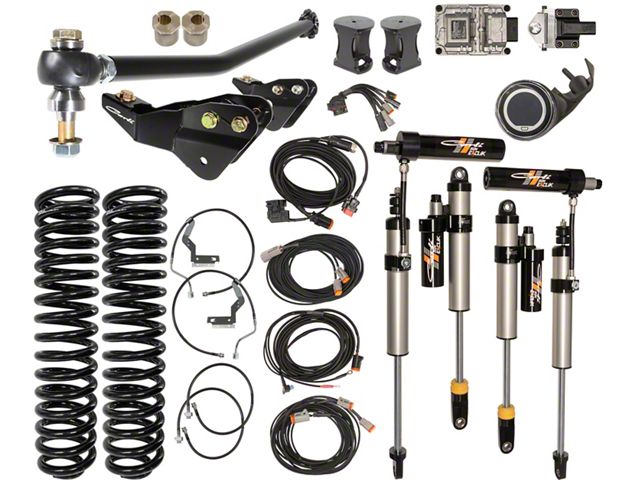 Carli Suspension 4.50-Inch E-Venture Lift System with SDI EClik Remote Reservoir Shocks (17-22 4WD 6.7L Powerstroke F-350 Super Duty)