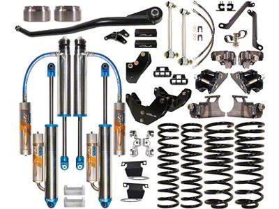 Carli Suspension 2-Inch Dominator Lift System with R2 Coil Springs and KING 3.0 Remote Reservoir Shocks (19-24 RAM 2500 Power Wagon)