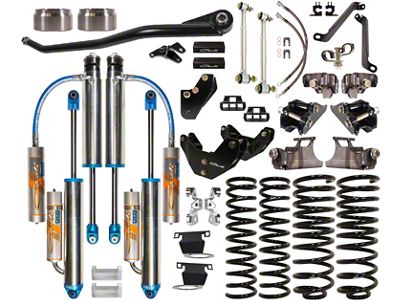 Carli Suspension 2-Inch Dominator Lift System with R1 Coil Springs and KING 3.0 Remote Reservoir Shocks (19-24 RAM 2500 Power Wagon)