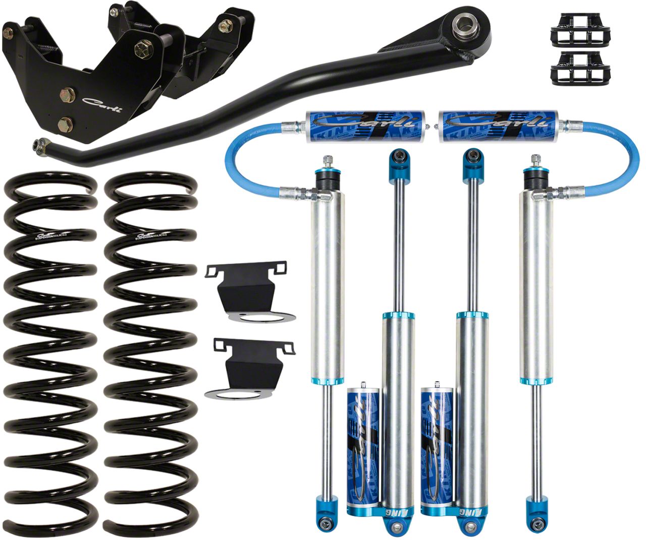 Carli Suspension RAM 3500 3.25-Inch Pintop Lift System with KING 2.5 ...