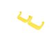 Carr Super Hoop Side Steps; Safety Yellow; Pair (17-22 Canyon)