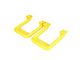 Carr Hoop II Side Step; Safety Yellow (87-04 Dakota)
