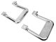 Carr Hoop II Side Steps; Polished; Pair (87-04 Dakota)