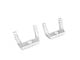 Carr LD Side Steps; Polished; Pair (87-04 Dakota)