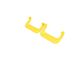 Carr Super Hoop Side Steps; Safety Yellow; Pair (87-04 Dakota)