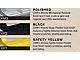 Carr LD Side Steps; Safety Yellow; Pair (97-14 F-150)