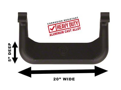 Carr Super Hoop Side Step; Black (11-16 F-250 Super Duty)