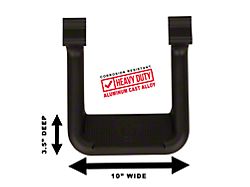 Carr Hoop II Side Steps; Black; Pair (11-16 F-350 Super Duty)