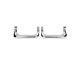 Carr Non-Drill Mount Super Hoop Steps; Polished; Pair (11-16 F-350 Super Duty)