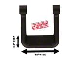 Carr Hoop II Side Steps; Black; Pair (99-18 Sierra 1500)