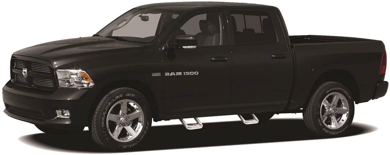 Carr RAM 1500 Hoop II Side Steps; Polished; Pair 103992 (02-08 RAM 1500 ...