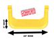 Carr Super Hoop Side Steps; Safety Yellow; Pair (09-24 RAM 3500)