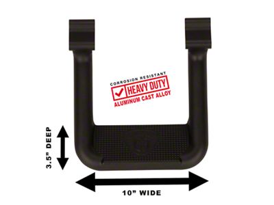 Carr Hoop II Side Step; Black (19-25 Sierra 1500)