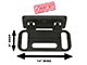 Carr Flat Mount HD Mega Step; Black (Universal; Some Adaptation May Be Required)