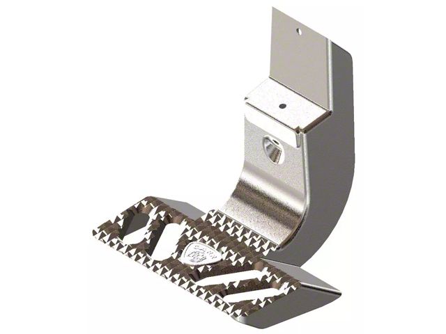 Carr MAX No-Drill Side Step without LED Light; Polished (20-24 Sierra 3500 HD)