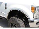 Fender Trim; Polished (17-22 F-350 Super Duty SRW w/o OE Fender Flares)