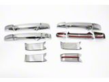 Door Handle Covers; Chrome (07-13 Sierra 2500 HD Crew Cab)