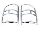 Tail Light Covers; Chrome (15-19 Sierra 2500 HD)