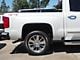 Stainless Steel Fender Trim; Matte Black (15-19 Silverado 3500 HD SRW)