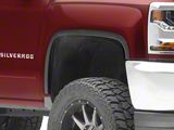 Stainless Steel Fender Trim; Matte Black (16-18 Silverado 1500)