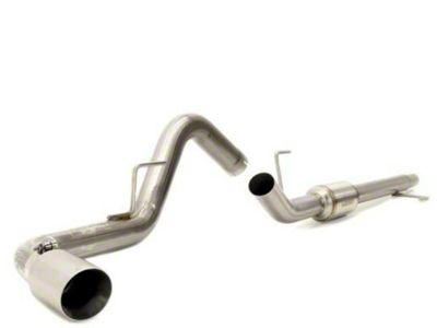 Carven Exhaust R-Series Single Exhaust System with Polished Tip; Side Exit (15-20 5.0L F-150)