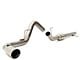 Carven Exhaust R-Series Single Exhaust System with Polished Tip; Side Exit (15-20 5.0L F-150)