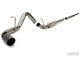 Carven Exhaust Progressive Series Single Exhaust System with Black Tip; Side Exit (10-18 4.3L Silverado 1500)