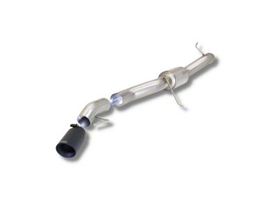 Carven Exhaust Over Axle Dump Style Single Exhaust System; Turn Down (19-23 Ranger SuperCrew)