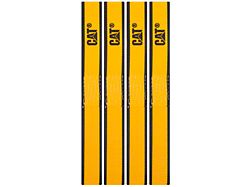 CAT 12-Inch x 1-1/2-Inch Yellow/Black Soft Hook Set; 4-Piece (Universal; Some Adaptation May Be Required)