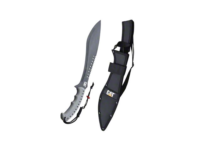 CAT 19-Inch Machete with Shoulder Strap Sheath (Universal; Some Adaptation May Be Required)