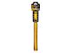 CAT 12-Inch x 1-Inch Yellow/Black Soft Hook Set; 4-Piece (Universal; Some Adaptation May Be Required)