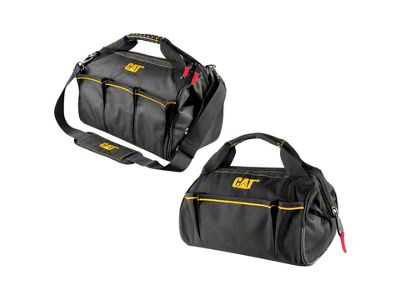 CAT Wide Mouth Tool Bag Set; 2-Piece (Universal; Some Adaptation May Be Required)