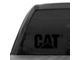 CAT 10-Inch Vinyl Decal; Black (Universal; Some Adaptation May Be Required)