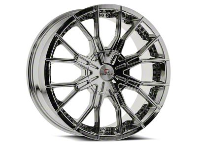 Cavallo CLV-36 Nano Chrome 6-Lug Wheel; 20x8.5; 20mm Offset (23-25 Canyon)