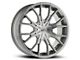 Cavallo CLV-36 Silver and Machined 6-Lug Wheel; 20x8.5; 15mm Offset (23-25 Canyon)