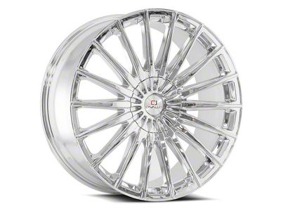 Cavallo CLV-34 Nano Chrome 6-Lug Wheel; 22x9.5; 25mm Offset (23-25 Colorado)