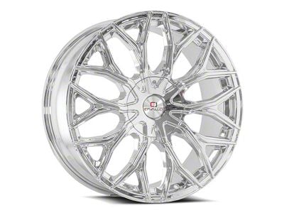 Cavallo CLV-37 Nano Chrome 6-Lug Wheel; 22x9.5; 25mm Offset (23-25 Colorado)