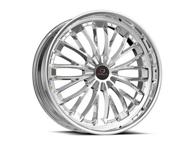 Cavallo CLV-42 Nano Chrome 6-Lug Wheel; 22x9.5; 25mm Offset (23-25 Colorado)