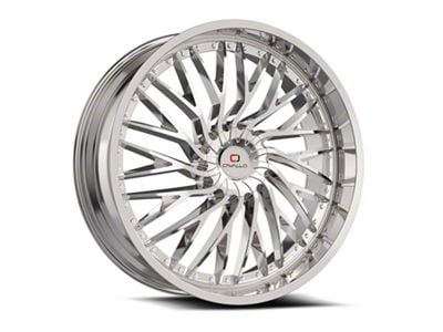 Cavallo CLV-43 Nano Chrome 6-Lug Wheel; 22x9.5; 25mm Offset (23-25 Colorado)