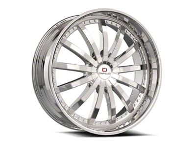 Cavallo CLV-53 Nano Chrome 6-Lug Wheel; 22x9.5; 25mm Offset (23-25 Colorado)