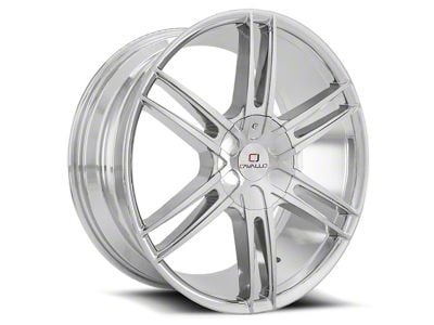 Cavallo CLV-20 Chrome 5-Lug Wheel; 22x8.5; 38mm Offset (87-90 Dakota)