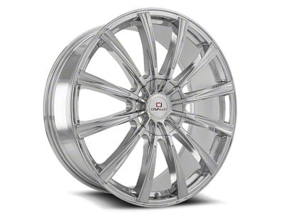 Cavallo CLV-23 Nano Chrome 5-Lug Wheel; 18x8; 35mm Offset (87-90 Dakota)