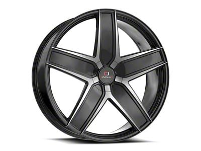 Cavallo CLV-31 Gloss Black and Machined 5-Lug Wheel; 18x8; 35mm Offset (87-90 Dakota)