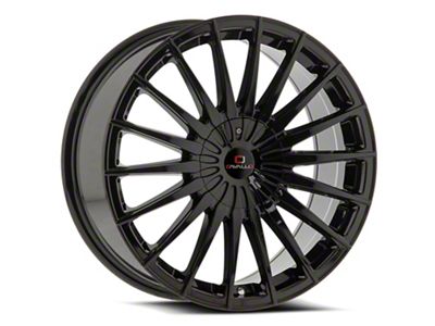 Cavallo CLV-34 Gloss Black 5-Lug Wheel; 18x8; 35mm Offset (87-90 Dakota)