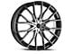 Cavallo CLV-36 Gloss Black and Machined 5-Lug Wheel; 18x8; 35mm Offset (87-90 Dakota)