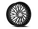 Cavallo CLV-43 Gloss Black and Machined 5-Lug Wheel; 18x8; 35mm Offset (87-90 Dakota)