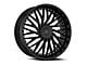 Cavallo CLV-43 Gloss Black 5-Lug Wheel; 18x8; 35mm Offset (87-90 Dakota)