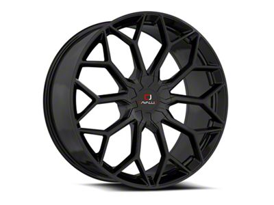 Cavallo CLV-44 Gloss Black 5-Lug Wheel; 18x8; 35mm Offset (87-90 Dakota)