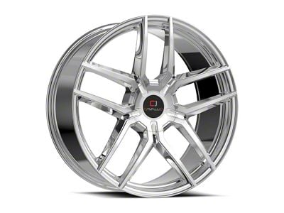 Cavallo CLV-55 Nano Chrome 5-Lug Wheel; 22x8.5; 38mm Offset (87-90 Dakota)