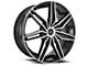 Cavallo CLV-19 Gloss Black and Machined 6-Lug Wheel; 22x9.5; 25mm Offset (21-24 F-150)